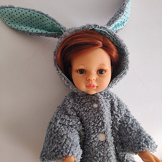 Зимняя шуба с ушками для кукол Paola Reina, 32 см Paola Reina HM-TL-111 #Tiptovara#